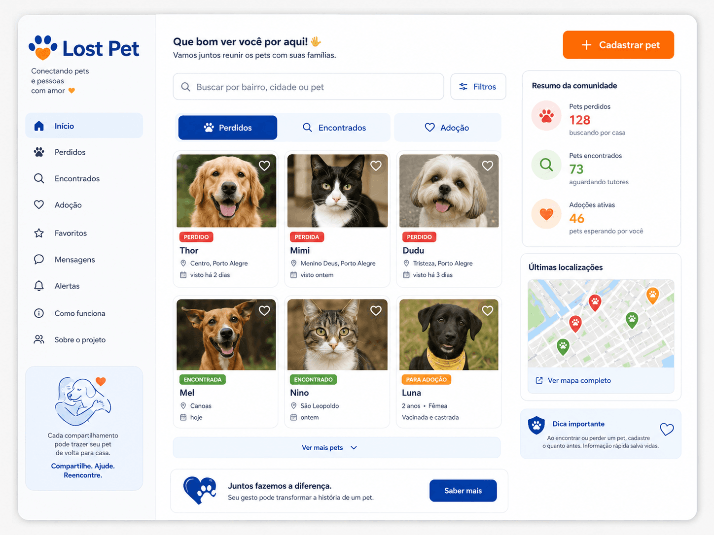 LOSTPET — REENCONTRE SEU PET